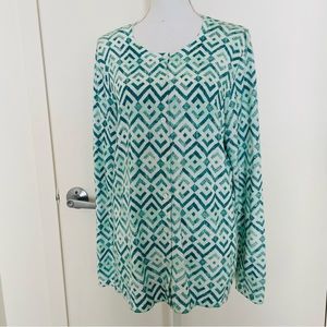 Pendleton women's XL Cárdigan Sweater button front Long Sleeve